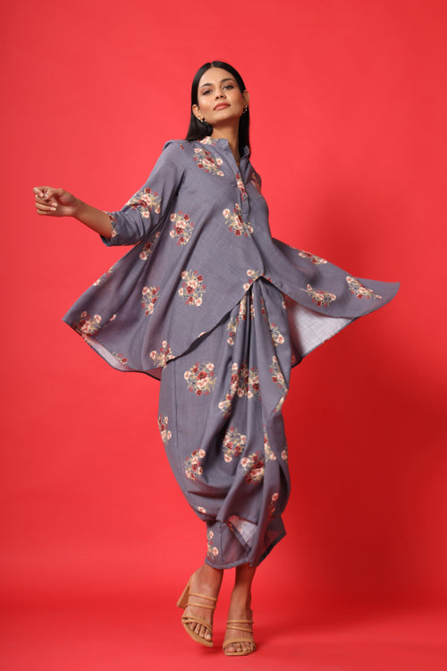 Designer Blue Dhoti & Kurta With Tassels, Party Wear Dresses, Indian  Dresses, Kurta With Pants, Heavy Suits, Indian Kurti Set - Etsy
